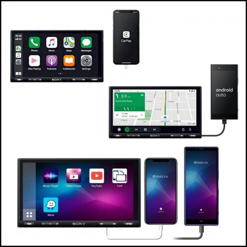 XAV-AX5650 Sony DAB Bluetooth HDMI Auto/CarPlay/WebLink & Android 7\